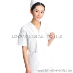 white nursing scrubs