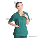 green medical scrub