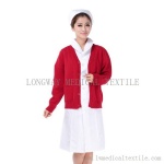 red nurse sweater