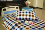G-13 pure cotton 6 color checked hospital bed linen set