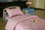 E-10 pure cotton pink windmill hospital bed linen set